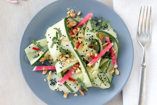 Sesame Peanut Cucumber Salad