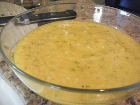 Curried Charentais Melon Gazpacho