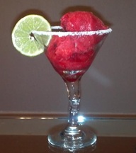 Prickly Pear Margarita Sorbet