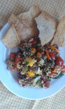 Lemon Tri-color Quinoa Tabbouleh