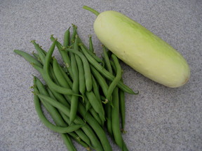 Cucumber, Green Bean and Dill salad