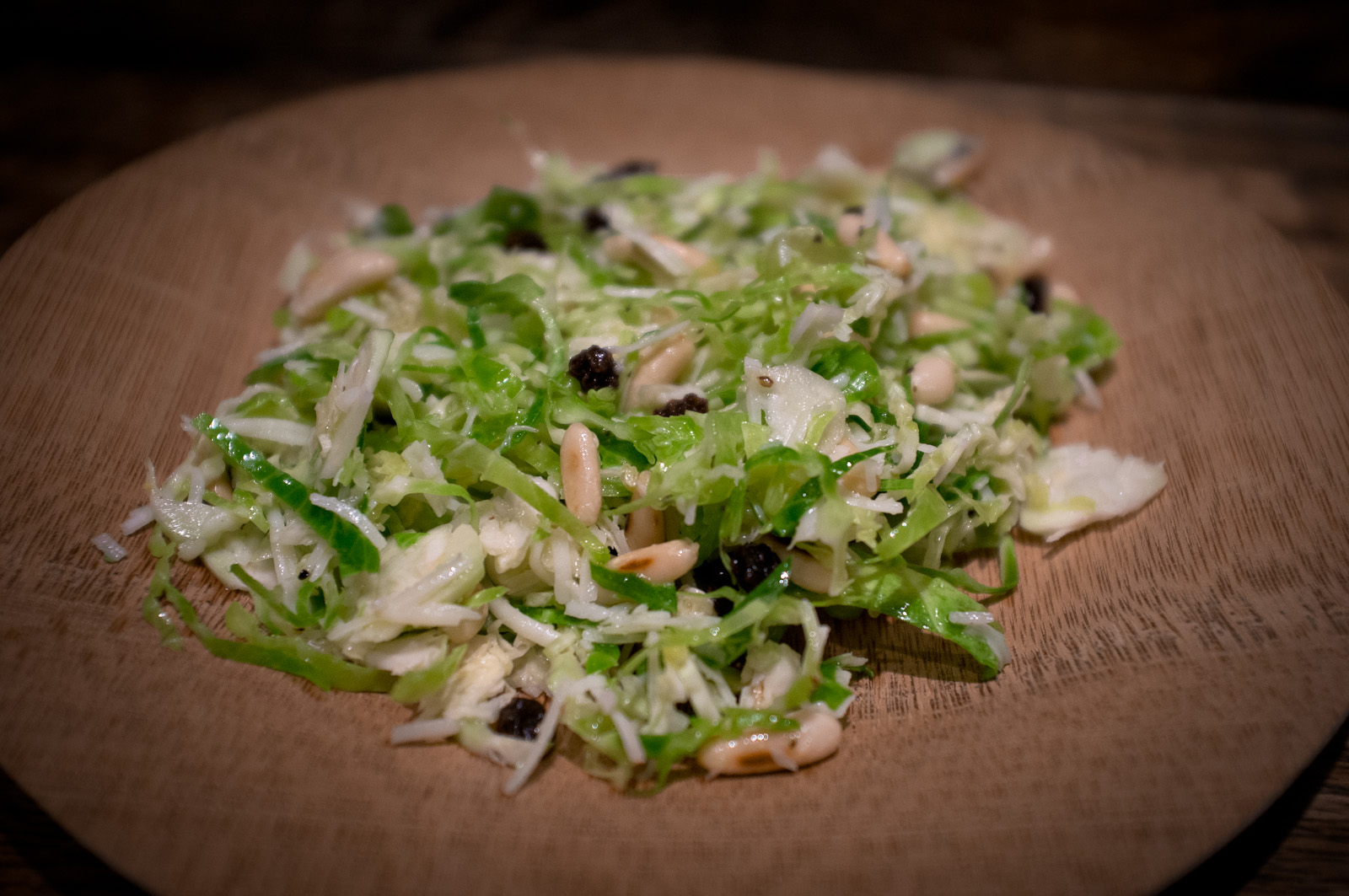 Shaved Brussels Sprouts Salad Redux