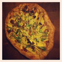 Summer Squash Galette with Chopped Hazelnuts