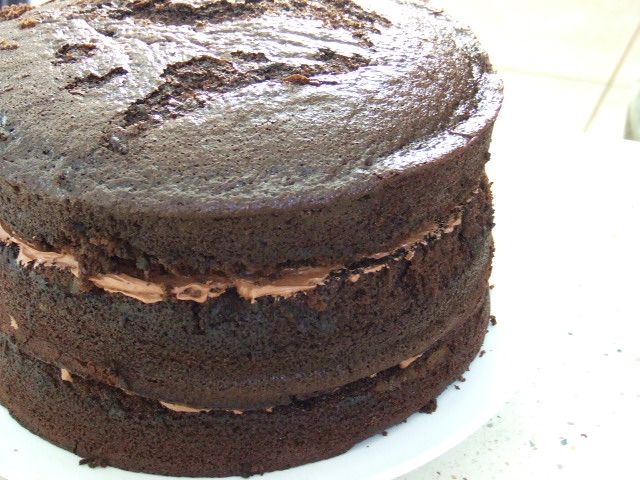 Mary Herbert's Triple Layer Chocolate Cake with Chocolate Buttercream