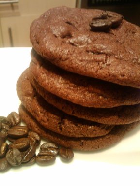 Double Chocolate Espresso Cookies