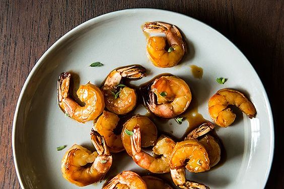 Honey-Glazed Shrimp