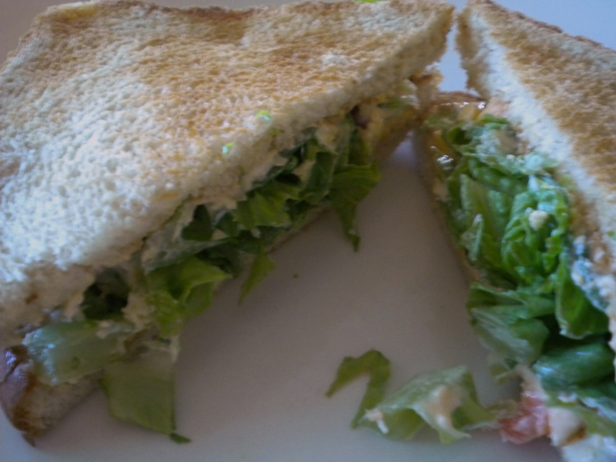 A Dressed Up Lettuce Sandwich