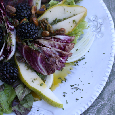 Best-of-Summer Grilled Radicchio and Pear Salad