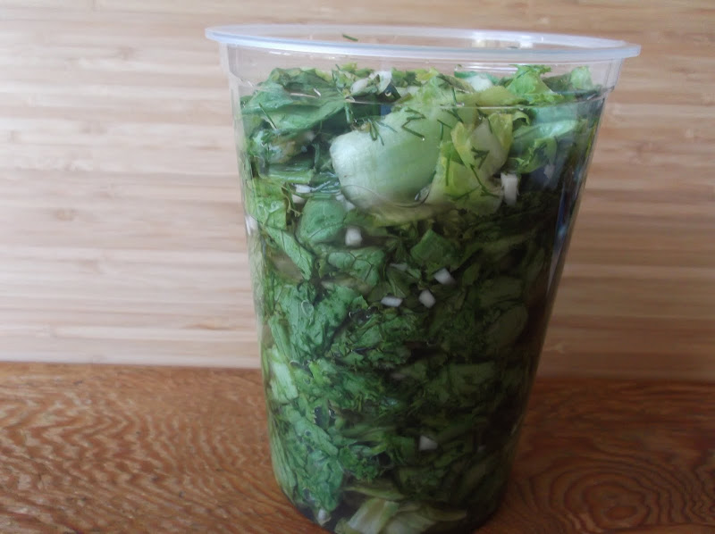 Shalotta, Mom's Pickled Lettuce Condiment
