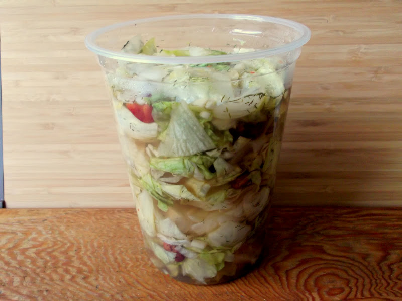 Shalotta, Mom's Pickled Lettuce Condiment
