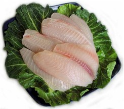 Pan-fried Tilapia Over Pasta