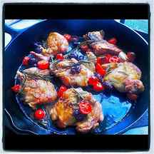 Cast Iron Chicken Thighs