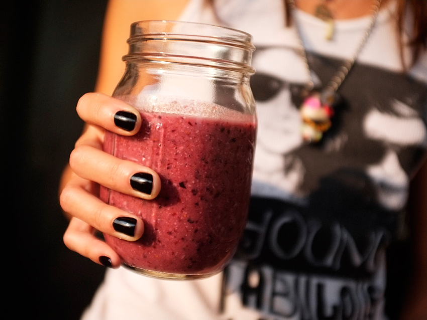 Ball Jar Smoothie