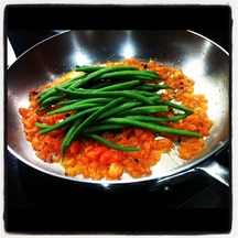 Haricot Verts Arrabiata