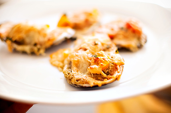 Pesto Oyster Rockefeller