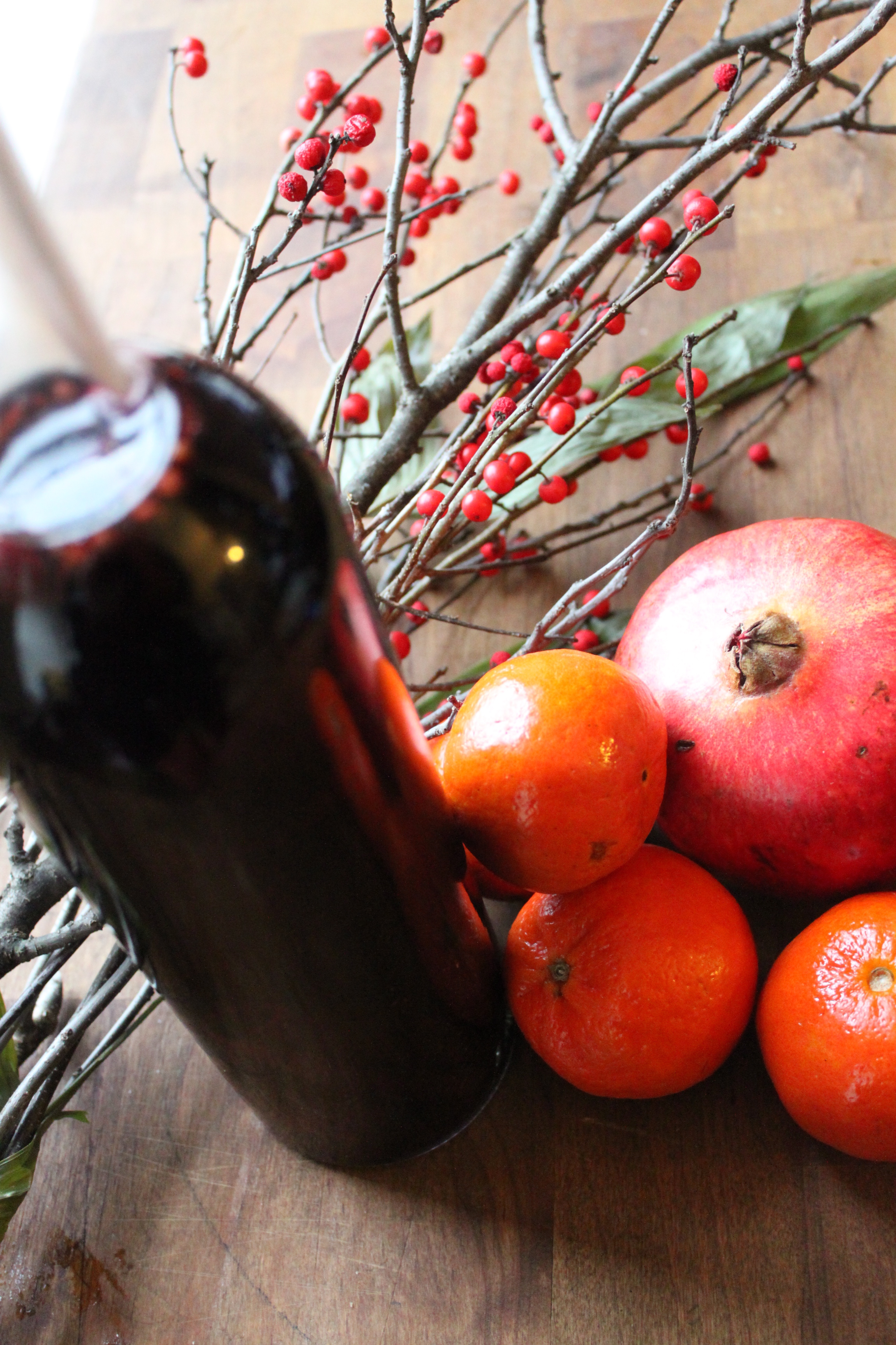 Sweet & Spicy Red Wine Sangria (aka sangria de noche buena)