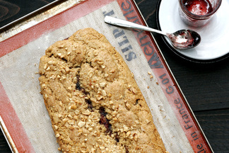 Peanut Butter and Jam Scones