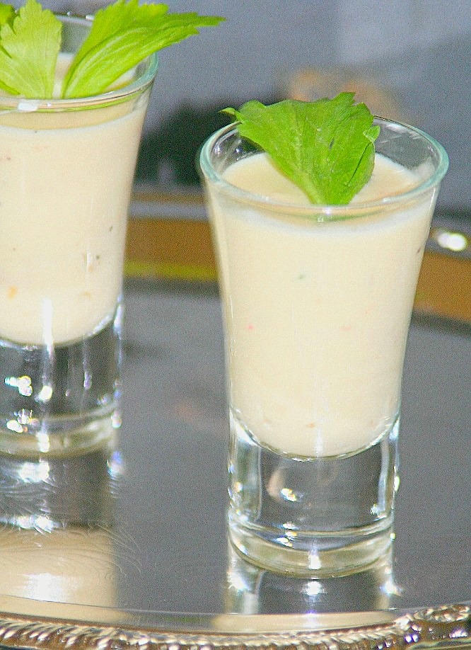 Savory Shrimp Soup Shooters