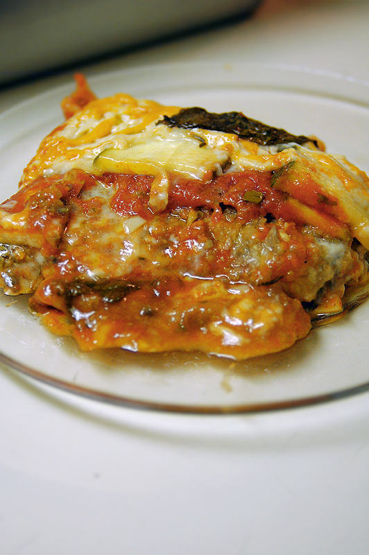 Zucchini and Mushroom Lasagna
