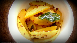 CUMIN POTATO FINGERS (ALOO-JEERA)