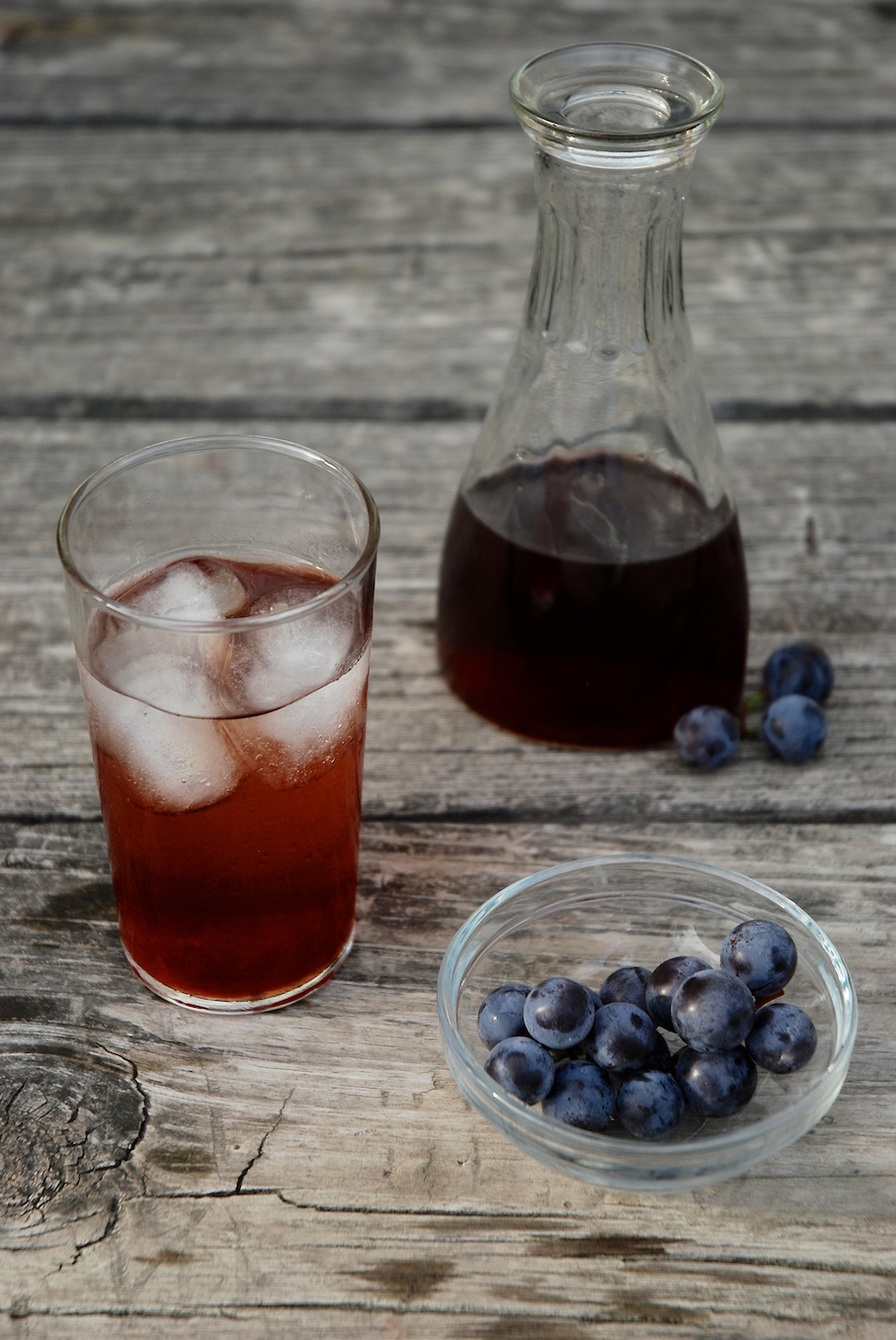 Concord Grape Balsamic Shrub