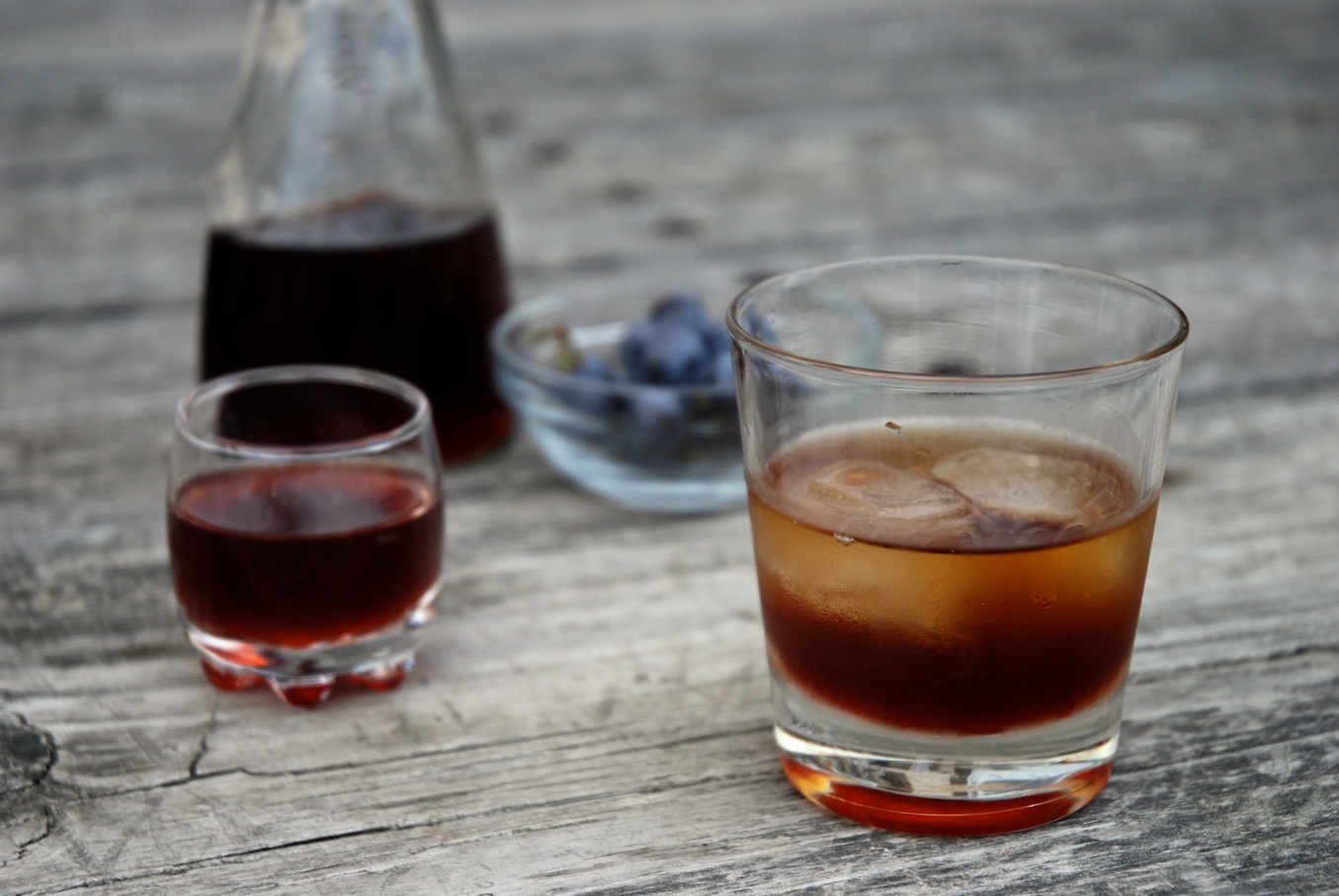 Concord Grape Balsamic Shrub