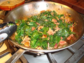 Collards & Grapes - With or Without Bacon Versions