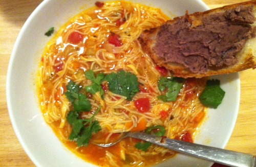 Mexican Chicken Noodle Soup