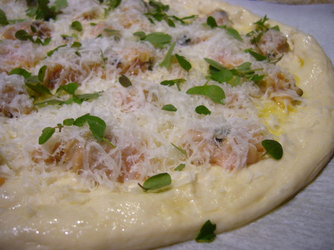 White Clam Pizza