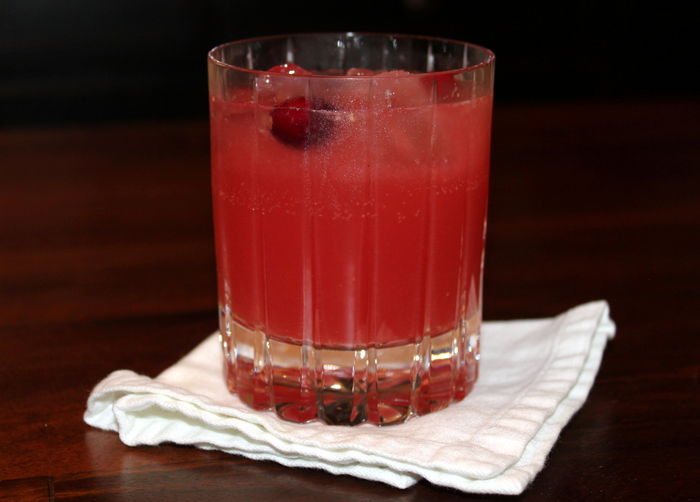 Cranberry-Rosemary Soda