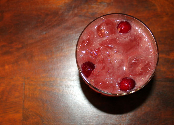 Cranberry-Rosemary Soda