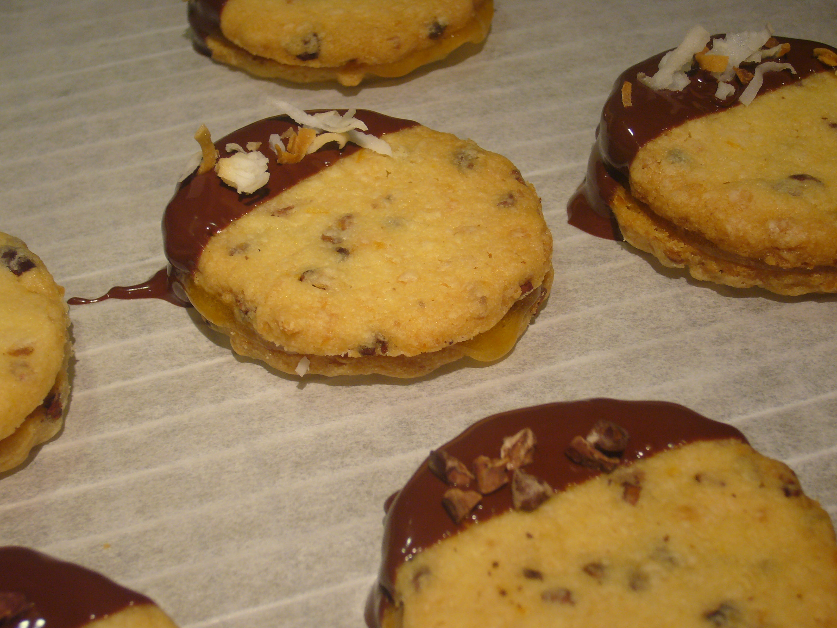 Nibby Coconut-Orange Apricot Cookies