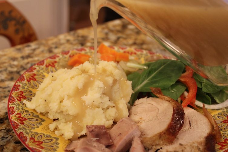 Maple and Mustard Glazed Turkey with Killer Gravy