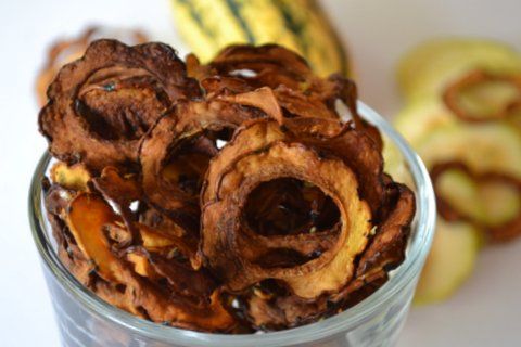 Delicata squash chips