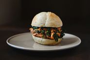 Chinese Pulled Pork Sandwiches with Kale and Apple Slaw