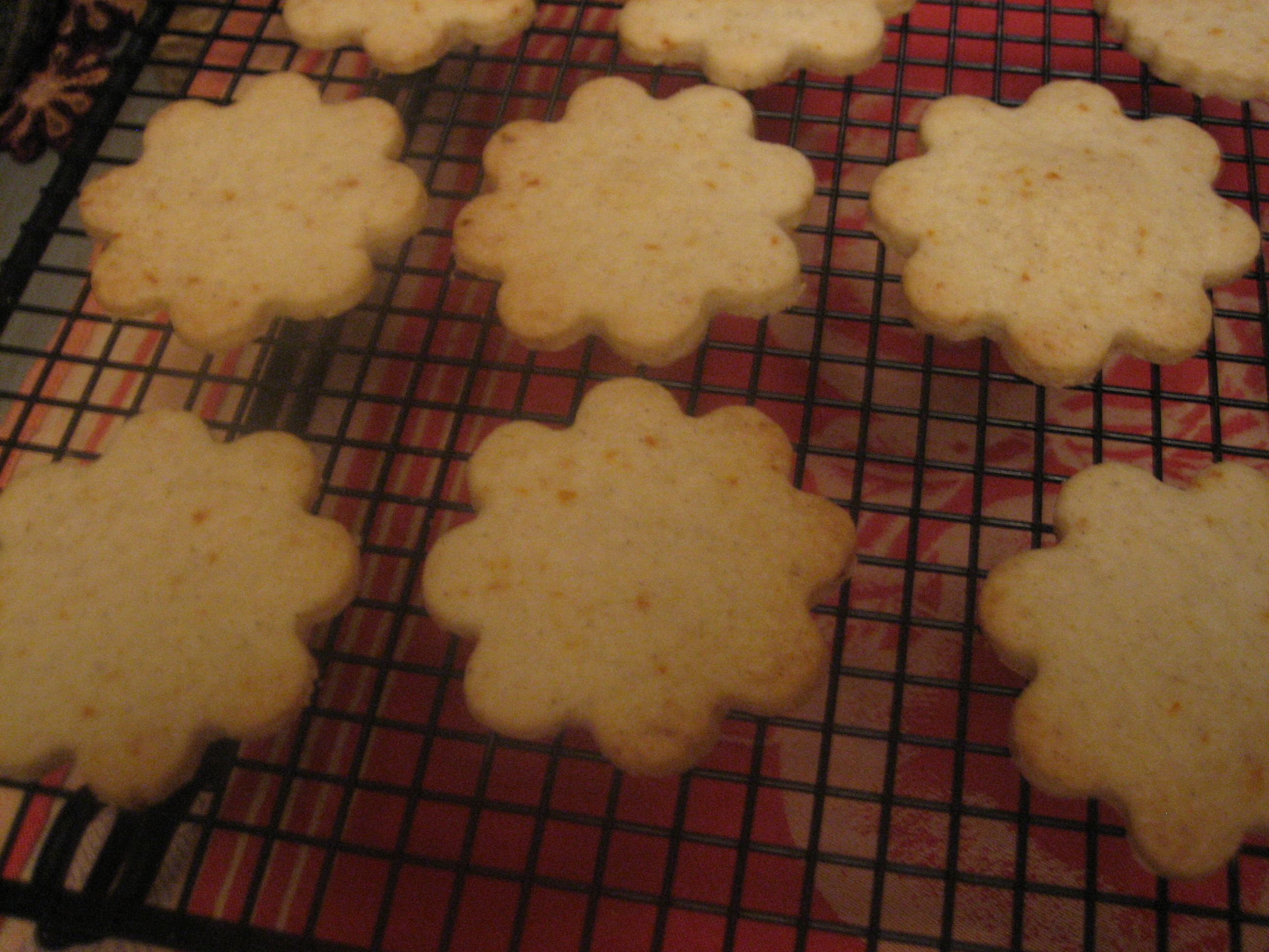 Orange Cardamom Shortbread
