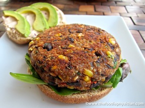 Black Bean and Quinoa Veggie Burgers