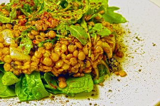 Lentil Arugula Range Salad