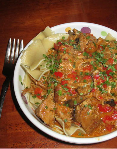 Hungarian Pork Paprikash