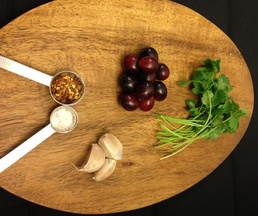 Zesty Cranberry Sauce in the manner of Georgian Plum Sauce (Tkemali)