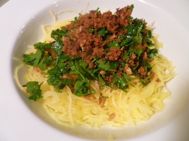 Spaghetti Squash Aio e Oio