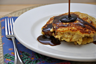Bread Pudding Pancakes