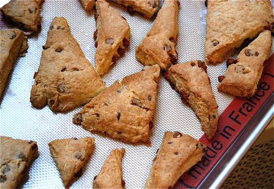 Cinnamon Chip Scones for Christmas morning