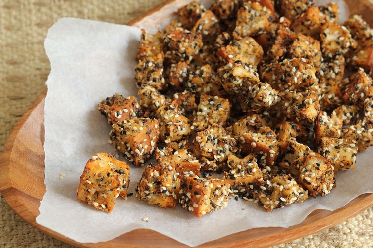 Savory Seedy Croutons
