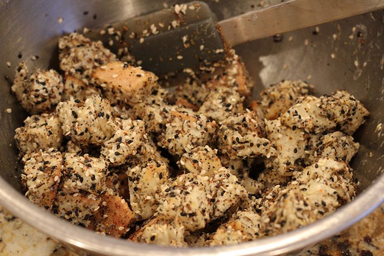 Savory Seedy Croutons
