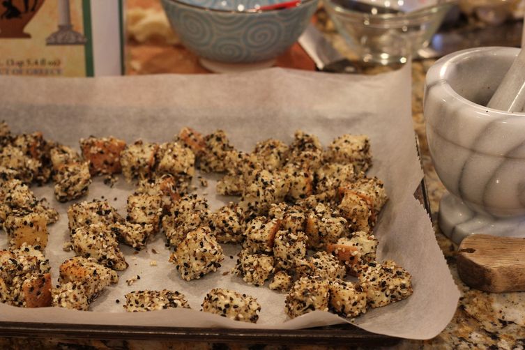 Savory Seedy Croutons