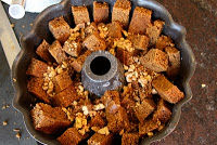 Pumpkin Gingerbread Pudding