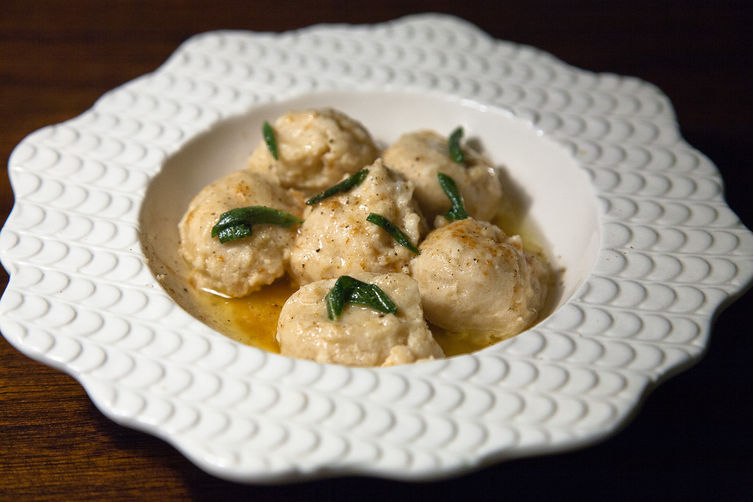 Bread Dumplings with Sage Brown Butter