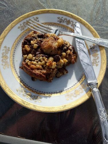 Sinful Chocolate, Hazelnut & Cinnamon French Toast Bake