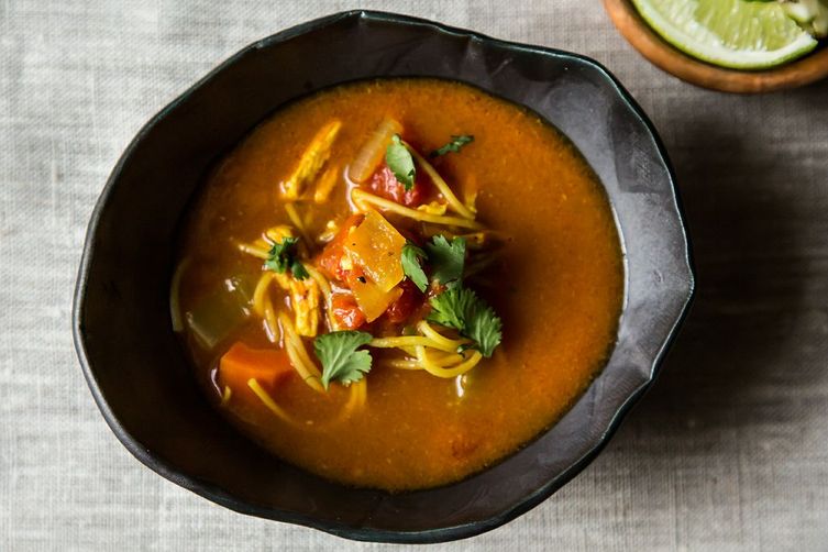Mexican Chicken Noodle Soup